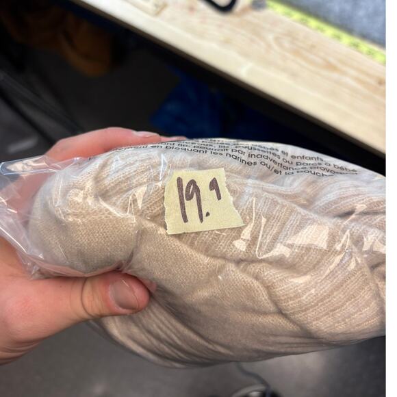 Neiman Marcus Cashmere Cardigan Sweater Womens XS Beige Knit Open Front Preppy - Picture 7 of 7